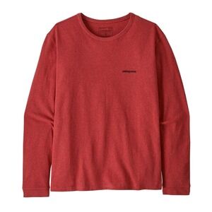 Patagonia Women's Long Sleeve Responsibili-Tee Potters Red Small NWT